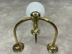Pamono Large Art Deco Brass Wall Lamp, 1930s><noscript><img width=