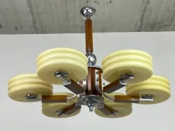 Pamono Large Art Deco Chandelier, 1930s> Ceiling Lights