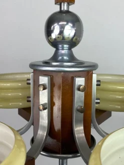 Pamono Large Art Deco Chandelier, 1930s><noscript><img width=