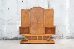 Pamono Large Art Deco French Dressing Table in Gilt Birch Root, 1920s><noscript><img width=