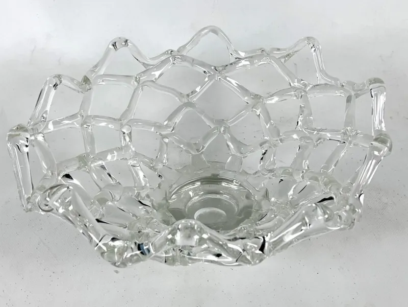 Pamono Large Art Deco Murano Glass Centerpiece from Barovier and Toso, Italy, 1940s> Bowls