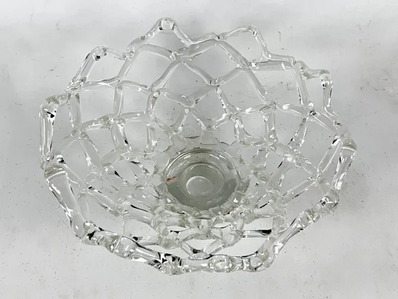 Pamono Large Art Deco Murano Glass Centerpiece from Barovier and Toso, Italy, 1940s> Bowls