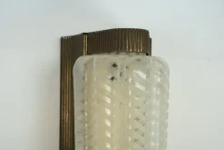 Best Pamono Large Art Deco Sconce in Brass and Acrylic, 1930s