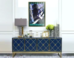 Sale Pamono Large Art Deco Style Architecture Poster, 1980s