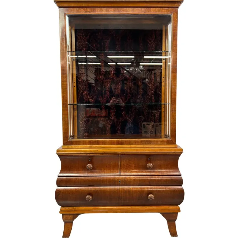 New Pamono Large Art Deco Vitrine from Lingel, 1920s
