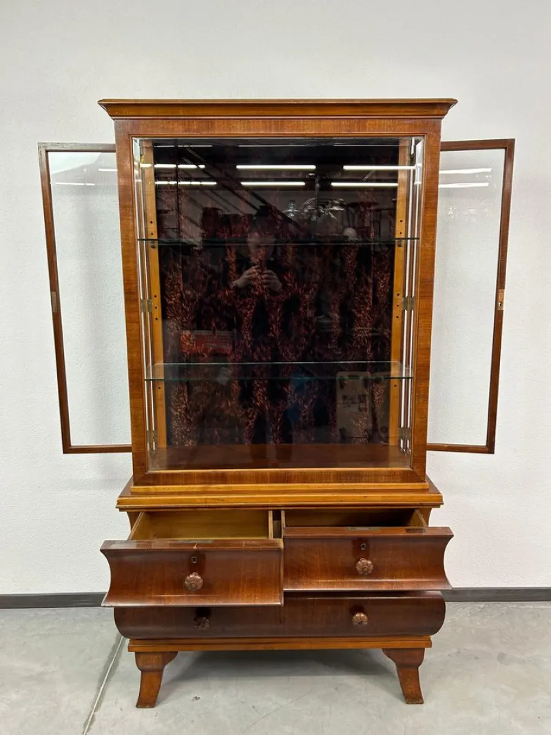 New Pamono Large Art Deco Vitrine from Lingel, 1920s