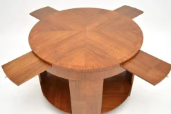 Hot Pamono Large Art Deco Walnut Coffee Table, 1920s