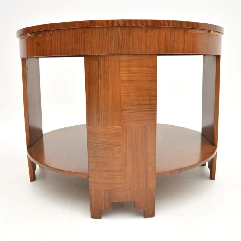 Hot Pamono Large Art Deco Walnut Coffee Table, 1920s