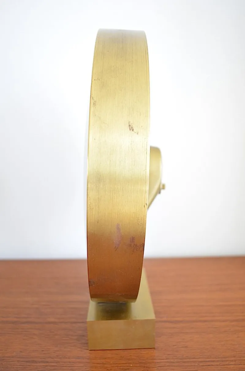 New Pamono Large Art Deco World Time Clock by Heinrich Möller for Kienzle, 1950s