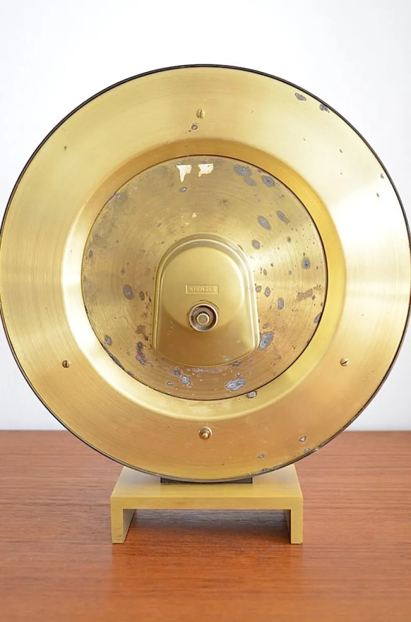 New Pamono Large Art Deco World Time Clock by Heinrich Möller for Kienzle, 1950s