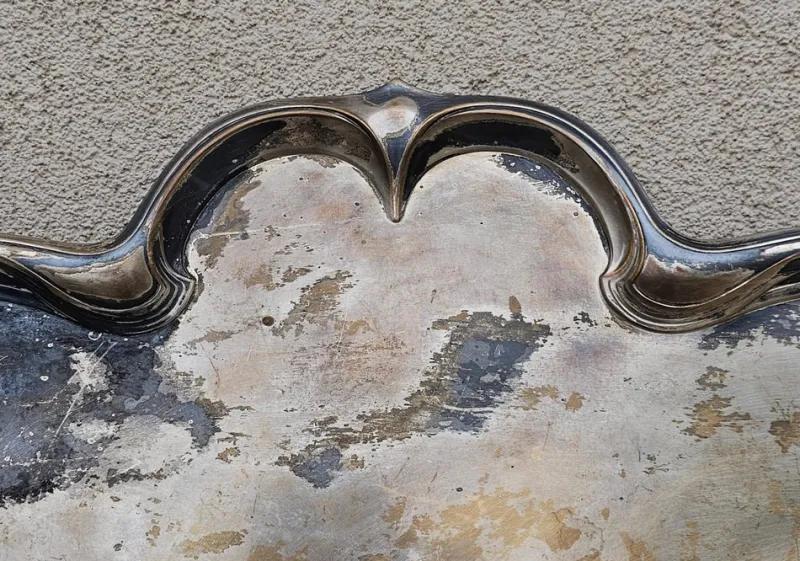 Pamono Large Art Nouveau Silver Plated Waiters Serving Tray from WMF, Germany, 1890s> Trays