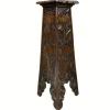 Sale Pamono Large Arts and Crafts Hand Carved Pedestal, England, 1880s