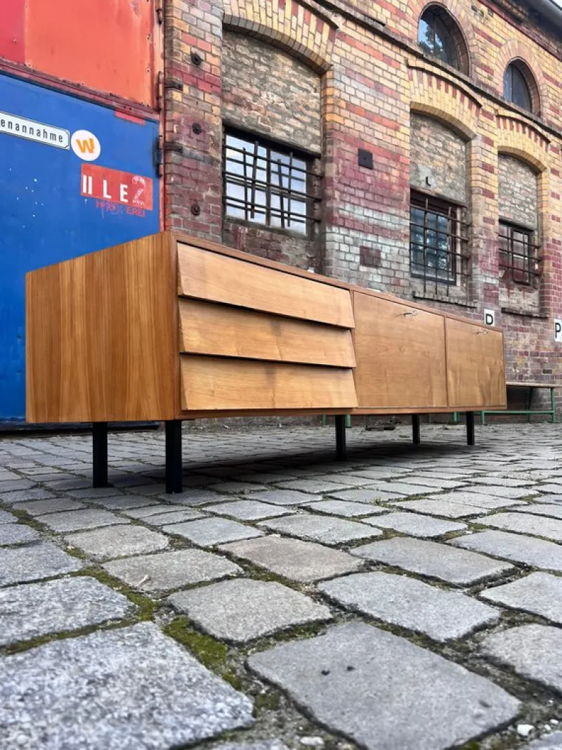 Hot Pamono Large Ash Lowboard, 1970s