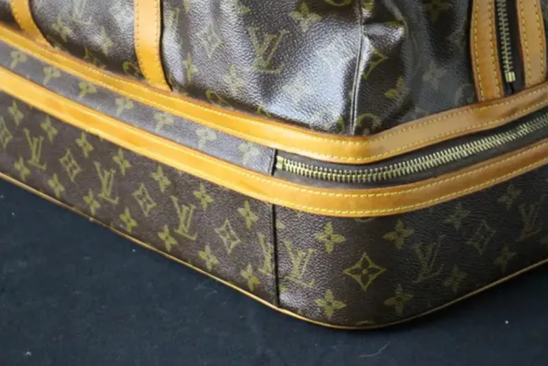 Pamono Large Bag with Double Compartments from Louis Vuitton, 1970s> Trunks Crates & Baskets