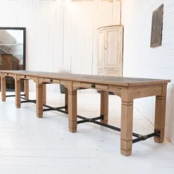 Pamono Large Banque De France Sorting Table, 1920><noscript><img width=