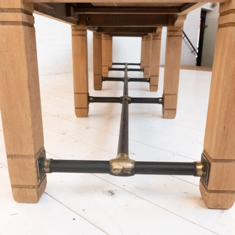 Pamono Large Banque De France Sorting Table, 1920> Worktables & Workbenches
