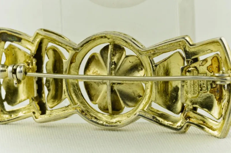 Pamono Large Bar Brooch by Theodor Fahrner, Germany, 1935> Brooches