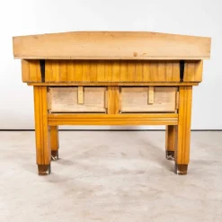 Clearance Pamono Large Belgian Butchers Workstation, 1950s