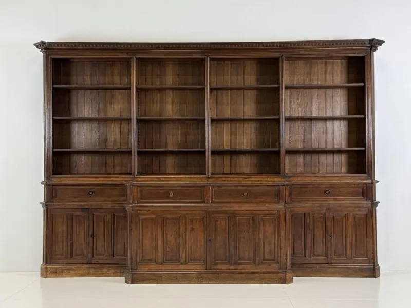 Pamono Large Belgian Library Bookcase, 1960s> Shelves & Wall Units