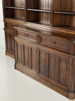 Pamono Large Belgian Library Bookcase, 1960s><noscript><img width=