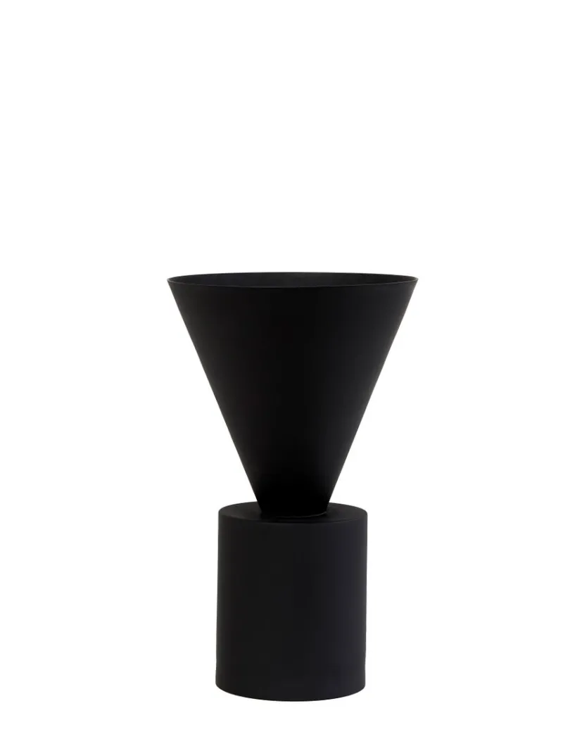 Best Pamono Large Black Ada Planter by Llot Llov