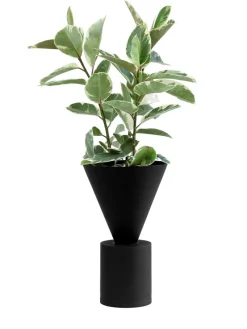 Best Pamono Large Black Ada Planter by Llot Llov