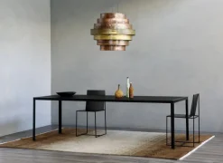 Outlet Pamono Large Black Linoleum TAVOLO Dining Table by Maurizio Peregalli for Zeus
