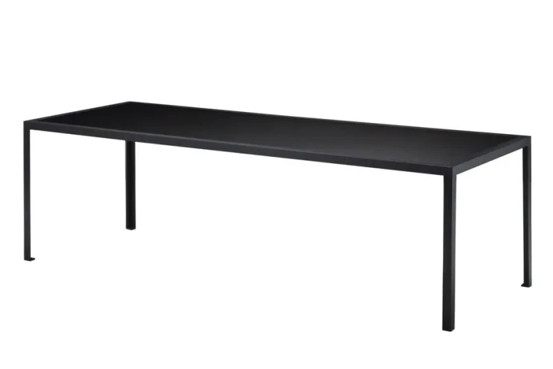 Outlet Pamono Large Black Linoleum TAVOLO Dining Table by Maurizio Peregalli for Zeus