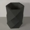 Pamono Large Black Tea Planter by Dust London> Decorative Objects