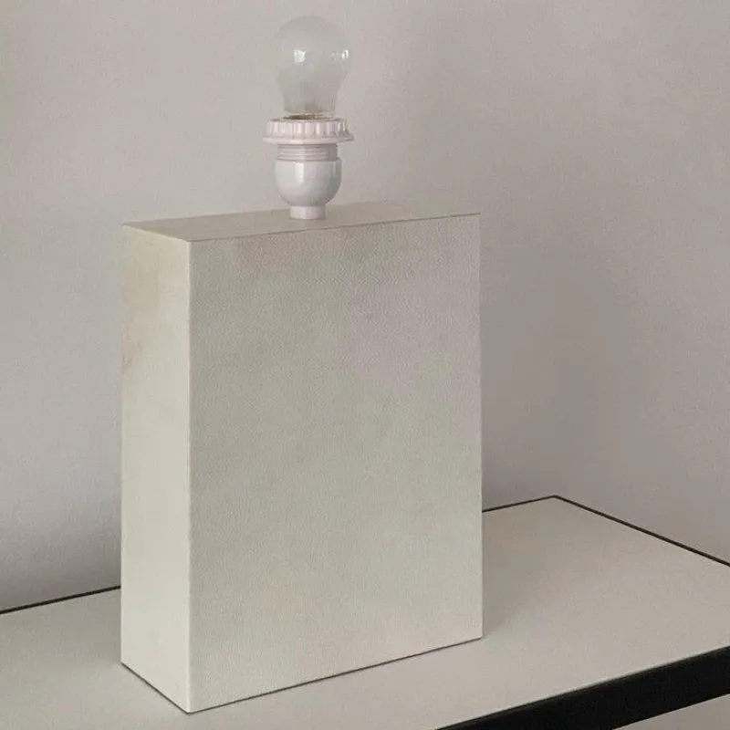 Outlet Pamono Large Bloc Parchment Lamps by Atelier Cabanel, Set of 2