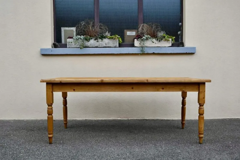 Pamono Large Bohemian Farm Table, 1970s> Dining Tables & Sets