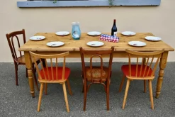 Pamono Large Bohemian Farm Table, 1970s><noscript><img width=