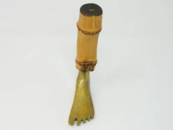 Pamono Large Brass and Bamboo Corkscrew by Carl Auböck for Werkstätte Carl Auböck, 1950s><noscript><img width=