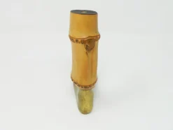 Pamono Large Brass and Bamboo Corkscrew by Carl Auböck for Werkstätte Carl Auböck, 1950s><noscript><img width=