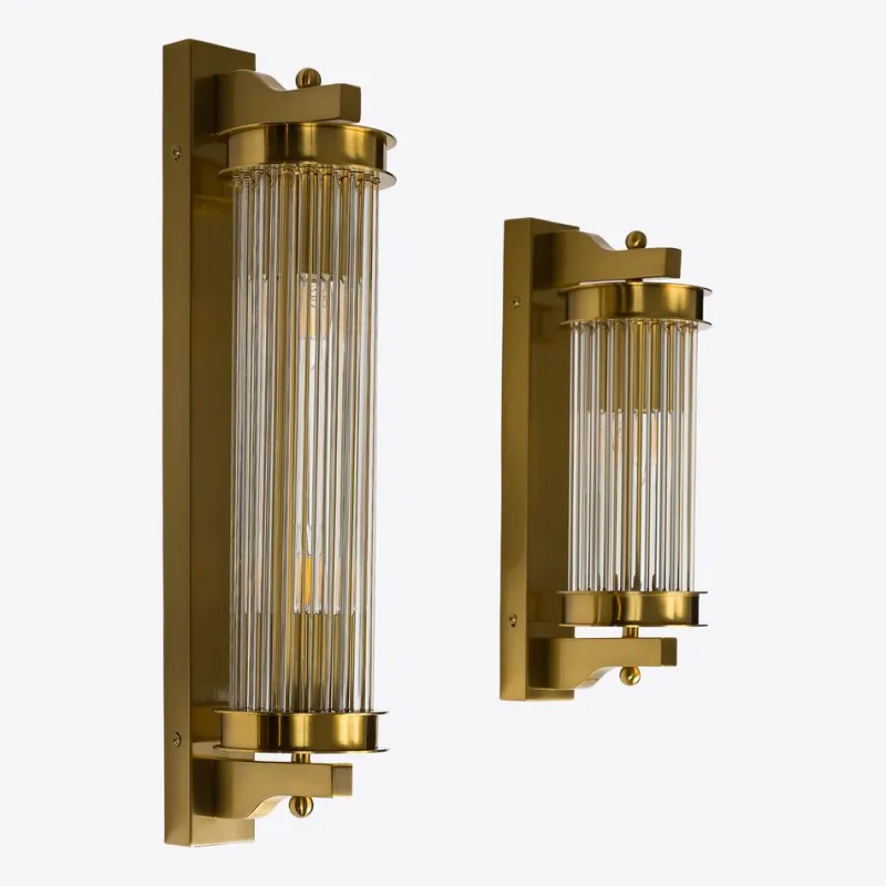 Outlet Pamono Large Brass Elon Wall Light from Pure White Lines