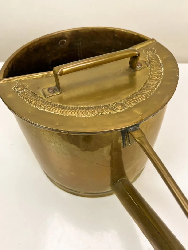 Pamono Large Brass Garden Watering Can, 1930s> Garden Accessories