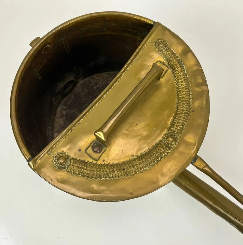 Pamono Large Brass Garden Watering Can, 1930s> Garden Accessories