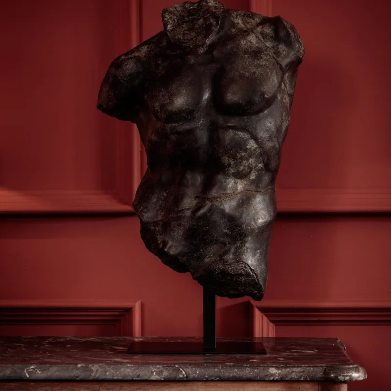 Pamono Large Bronze Maximillian Torso from Pure White Lines> Wall Decor