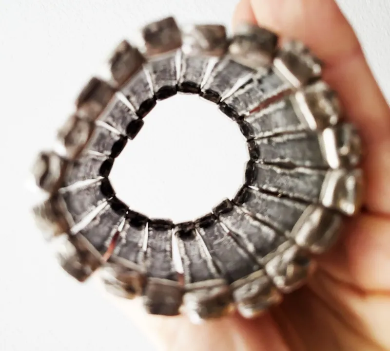 Pamono Large Brutalist Bracelet, 1970s> Bracelets
