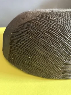 Pamono Large Brutalist Stoneware Bowl by Birte Beck Omme, Denmark, 1970s><noscript><img width=