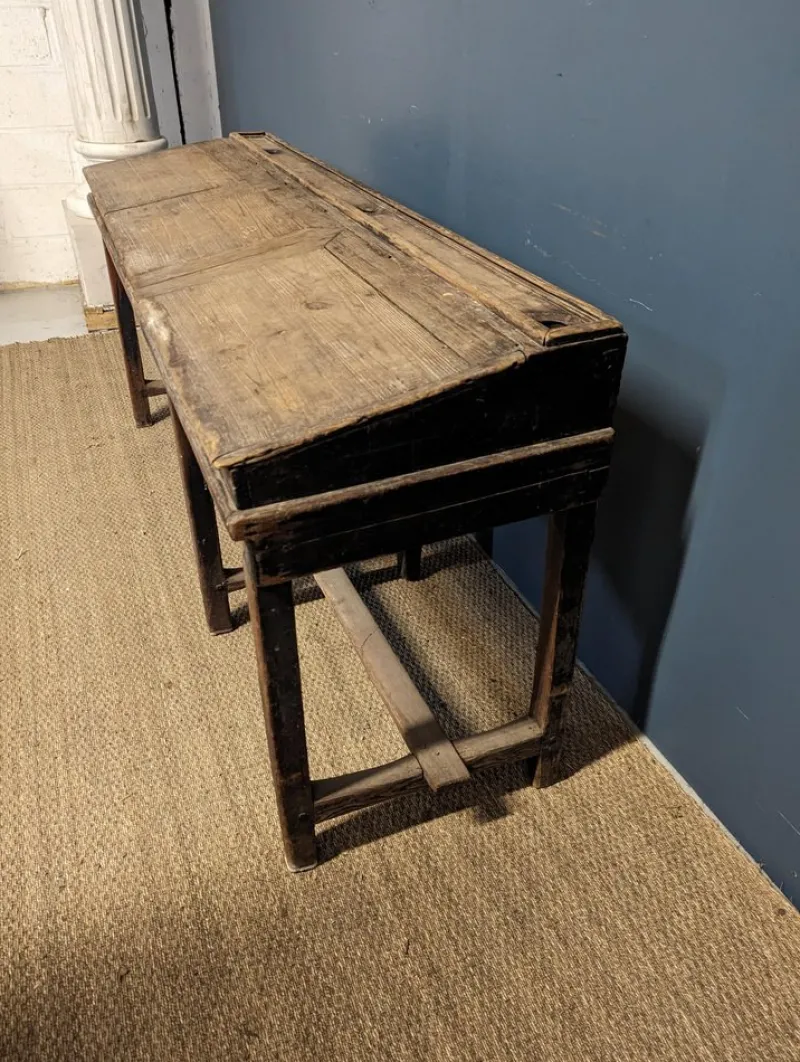 Pamono Large Bureau in Pinewood> Secretaires