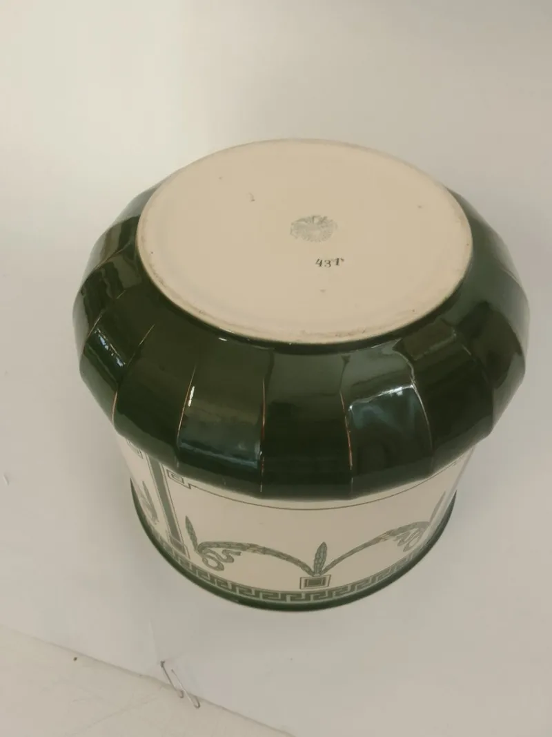 Pamono Large Cachepot from Villeroy & Boch, 1920s> Planters And Jardiniere