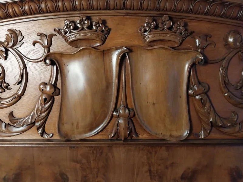 Pamono Large Carlo X Bed, 1830s> Beds & Bedroom Sets