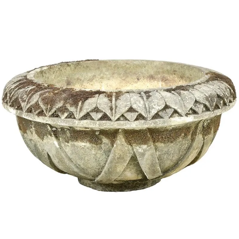 Pamono Large Carved Stone Basin