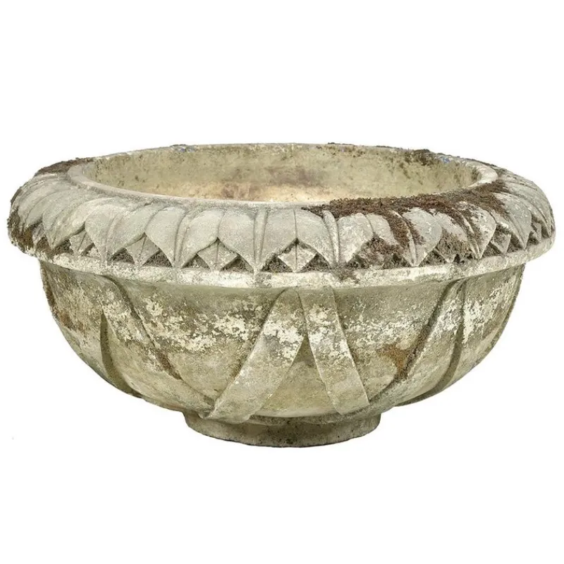 Pamono Large Carved Stone Basin