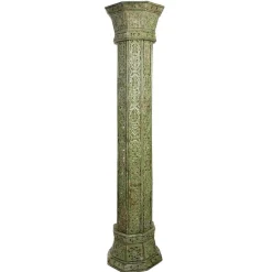 Pamono Large Carved Wooden Columns, Set of 4><noscript><img width=