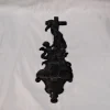 Online Pamono Large Cast Iron Holy Water Font with Cherubs and Crucifixes, 19th Century