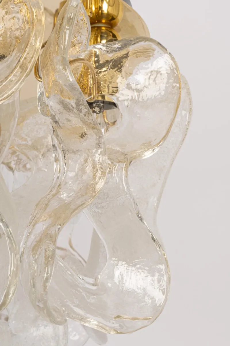 Pamono Large Catena Ceiling Light in Murano Glass from Kalmar, Austria, 1960s> Ceiling Lights
