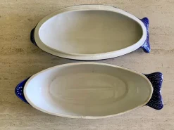 Pamono Large Ceramic Blue Fish from Environmental Ceramics, Inc., San Francisco, 1966><noscript><img width=