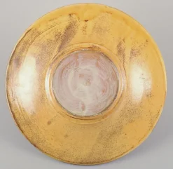 Online Pamono Large Ceramic Bowl with Uranium Glaze by Svend Hammershøi for Kähler, 1920s